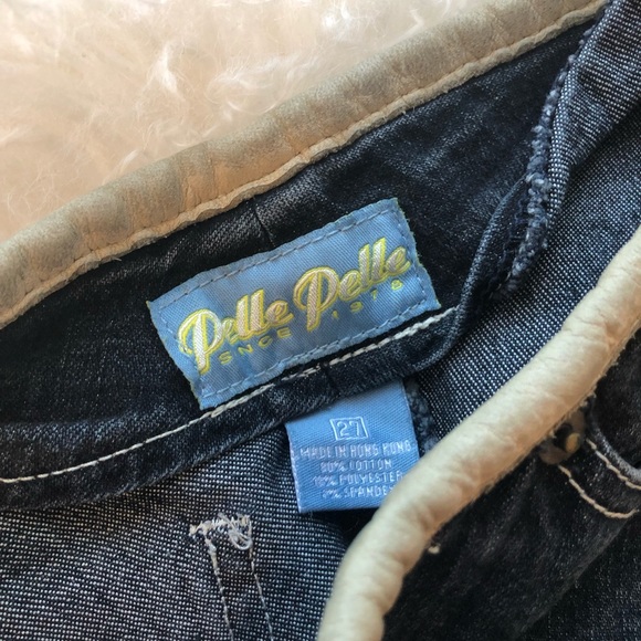 GC Vintage Rare Pelle Pelle womens dark denim jeans in SZ 27!! - Picture 8 of 9